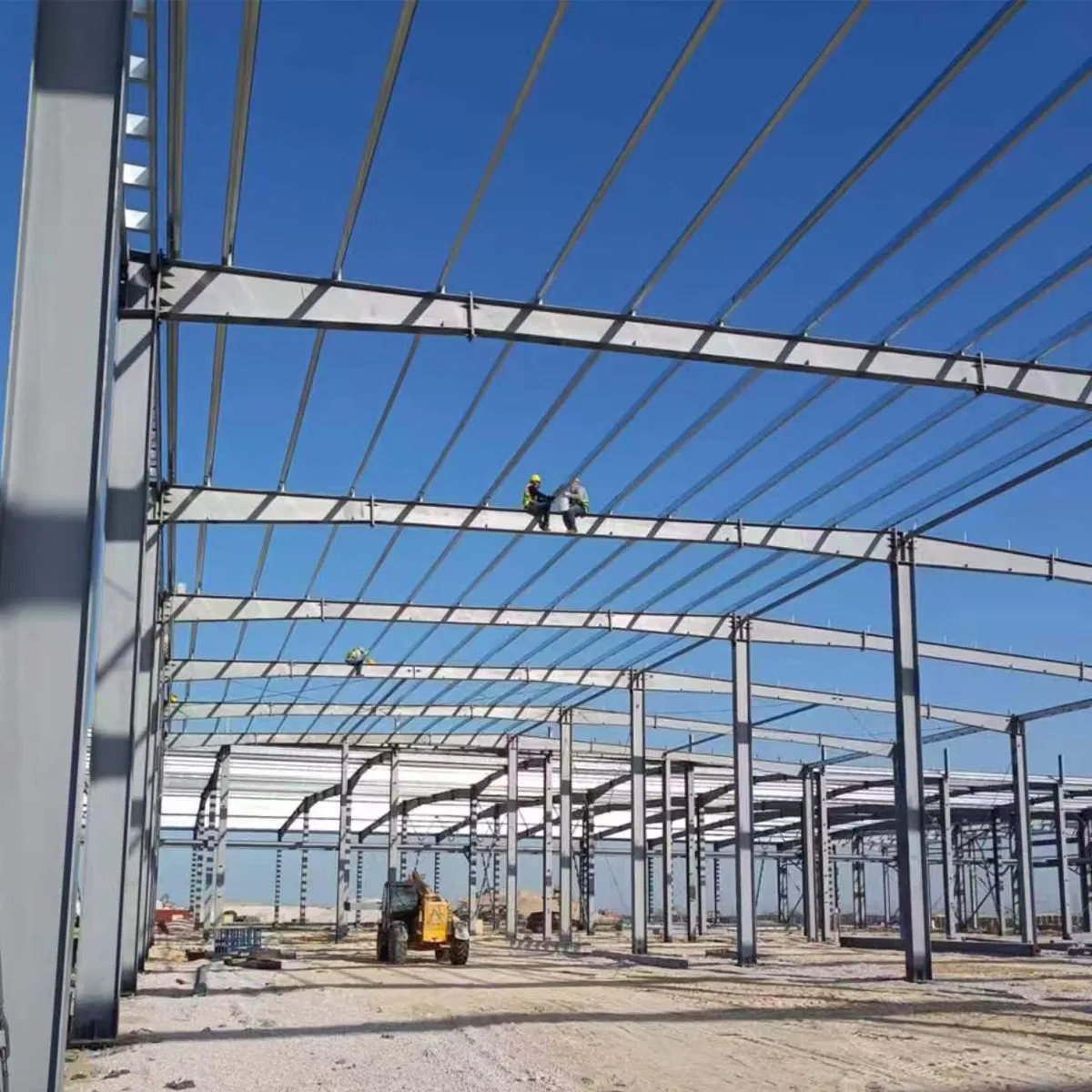 Modern Design Prefabricated Industrial Warehouse Offices Shed Manufacturer Insulated Two-Story Agricultural Steel Structure Warehouse Building