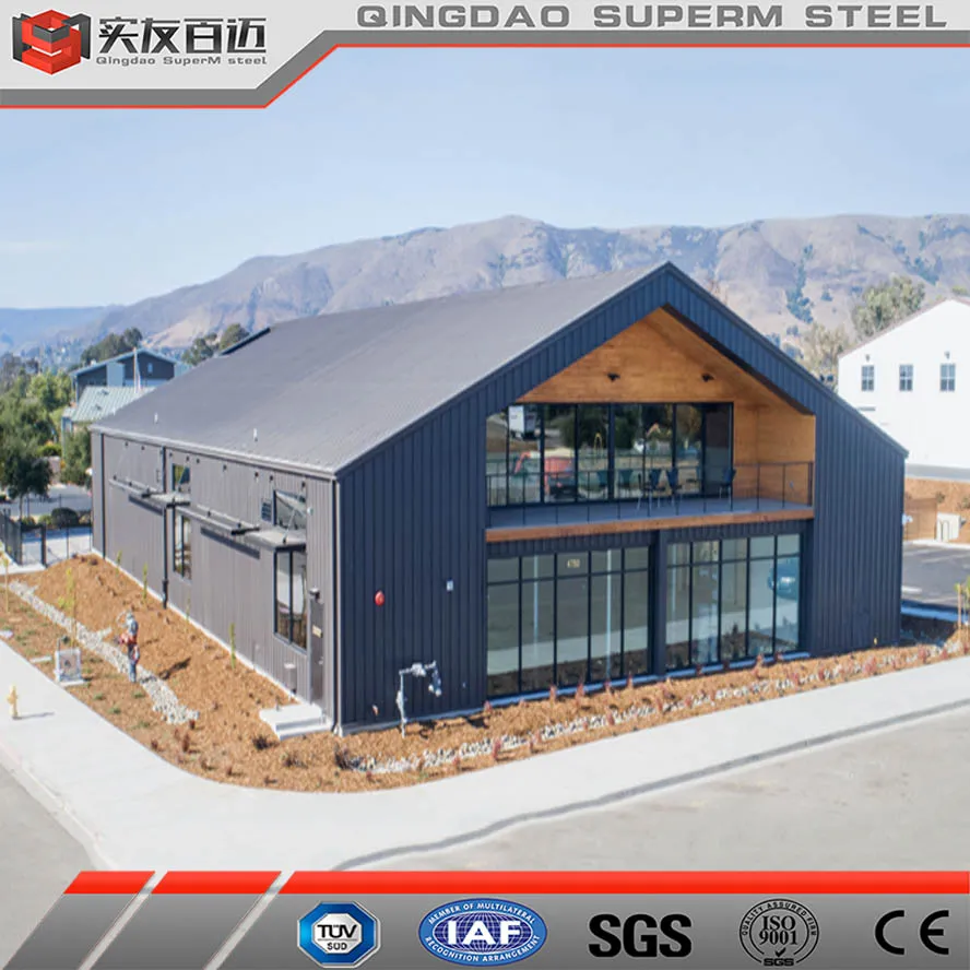 Prefabricated House Steel Structure Workshop Kits Prefab Storage Warehouse Exhibation Building