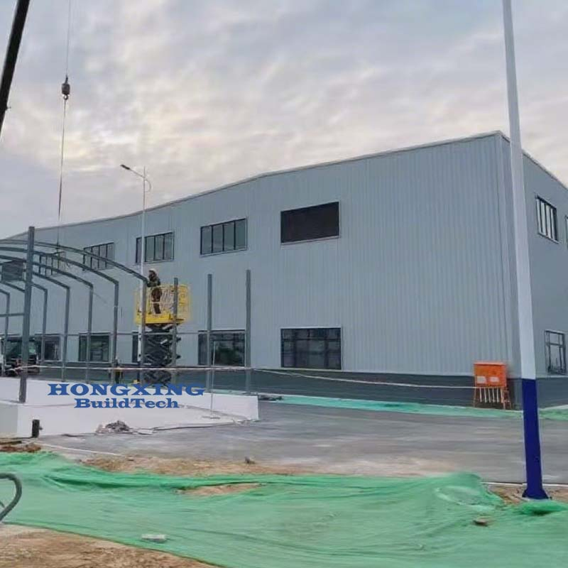 Heavy Duty Reliable Prefabricated Steel Structure Waste Treatment Metal Plant