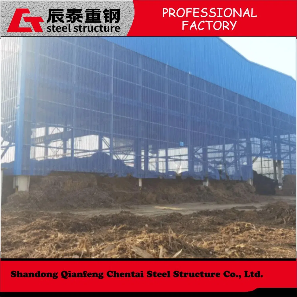 Prefabricated Multi-Storey Long-Span Metal Structure Steel Structure Building Is Used for Industrial Processing Factory Plant Warehouse