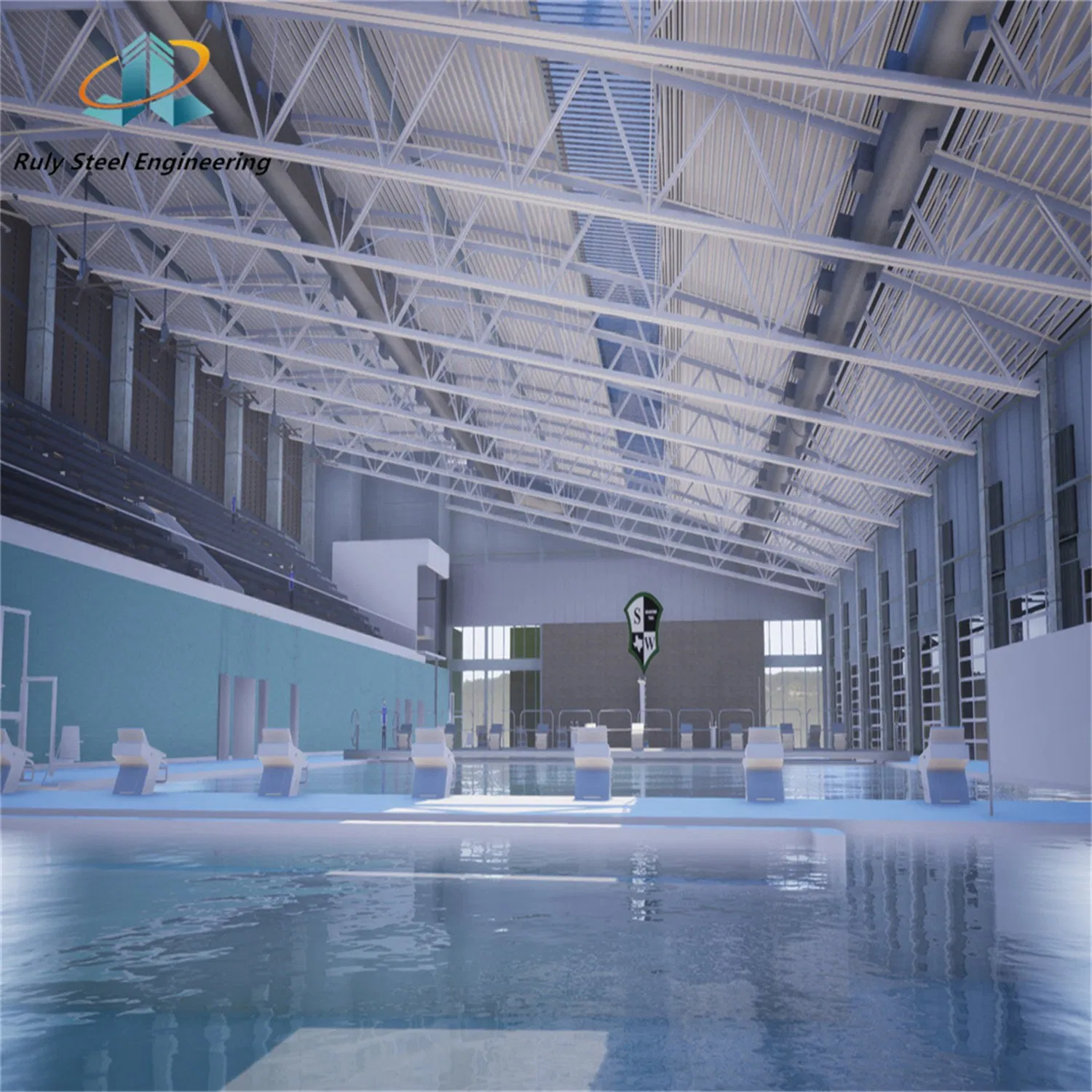 Large-Span Galvanized Steel Structure Pulp Processing Plant