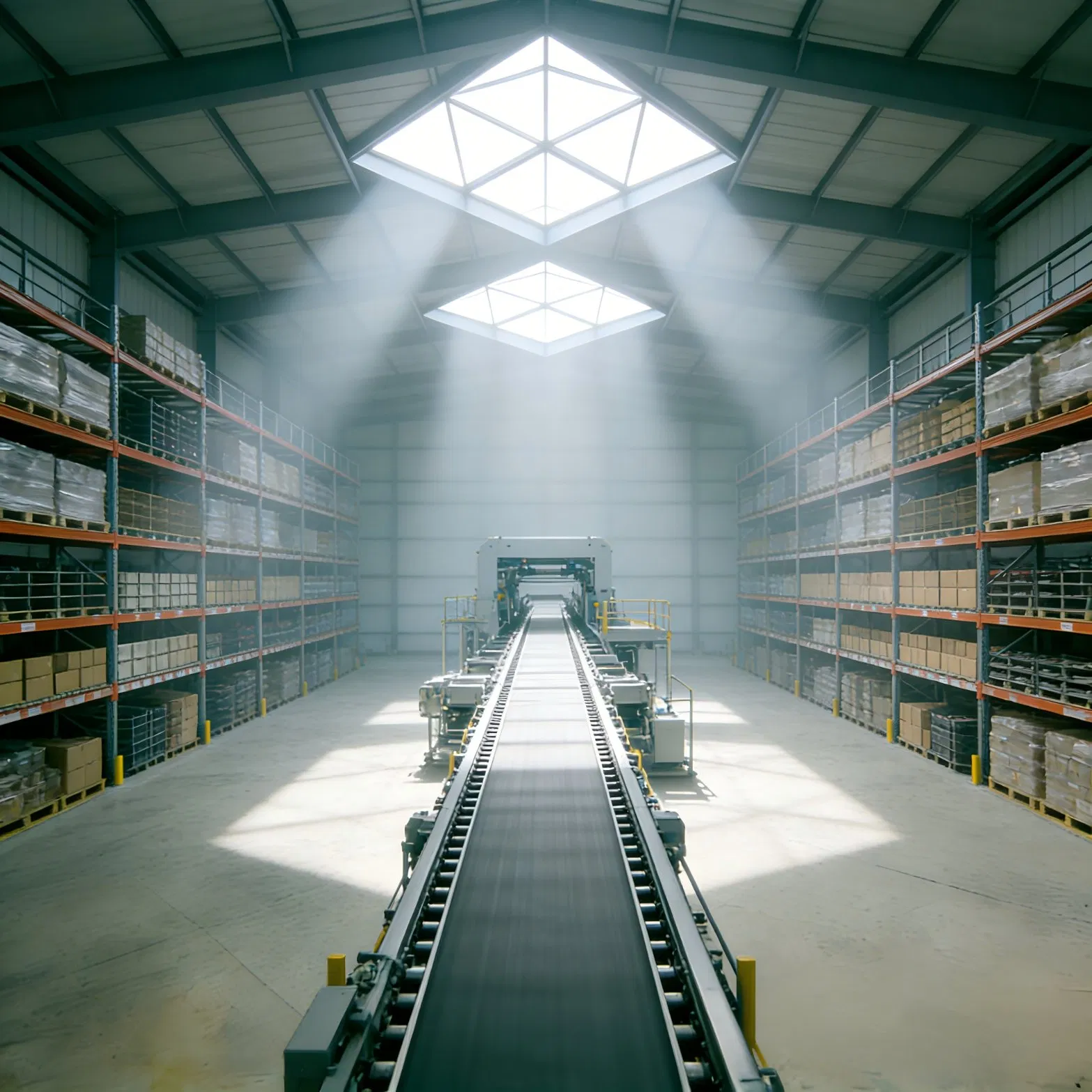 Multi Span Industrial Steel Structure System for Large Scale Industrial Building Construction