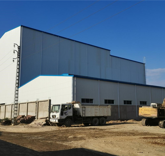 Algeria Pre-Engineered Steel Structure Frame Ceramic Tiles Processing Plant