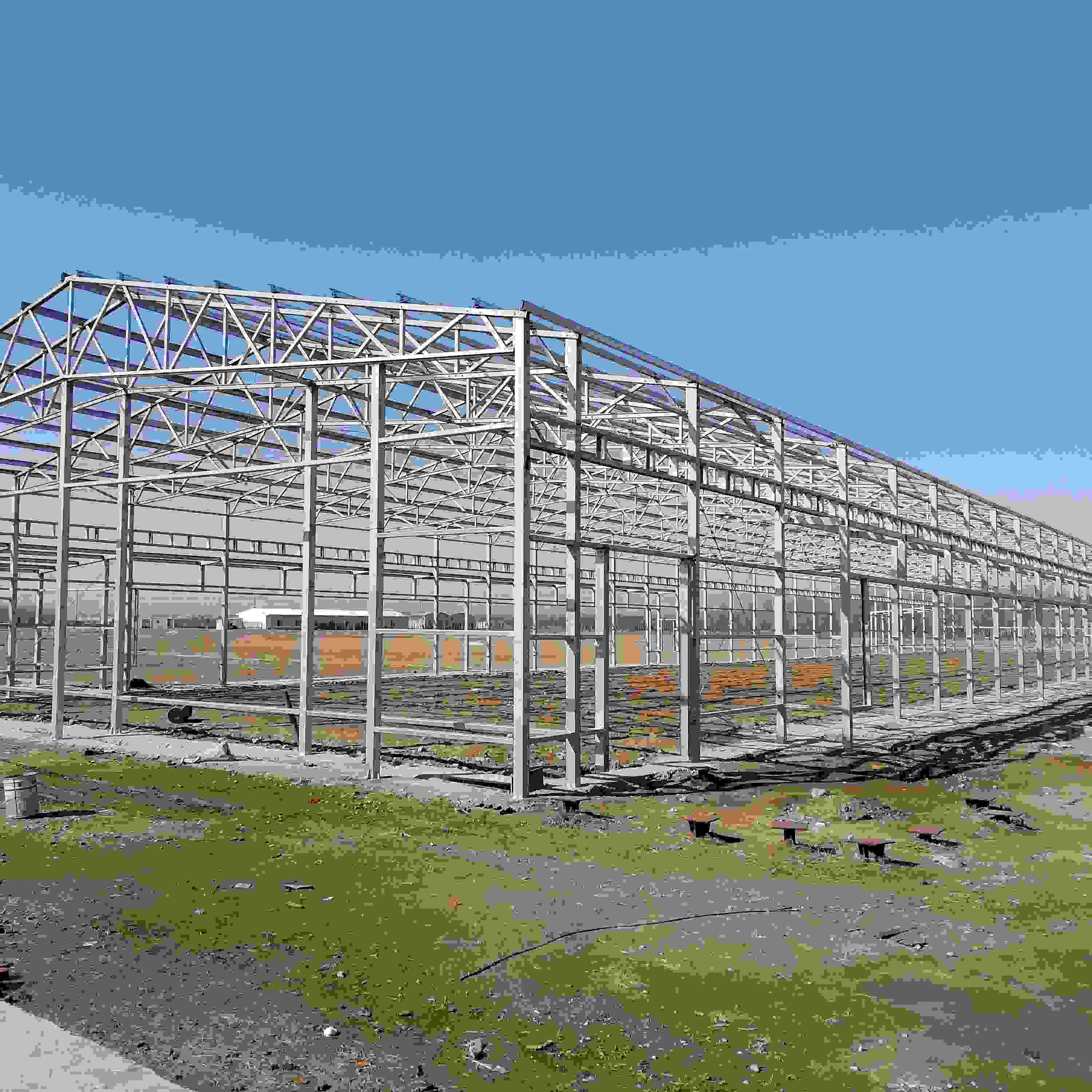 Steel Structure Tile Processing Workshop Plant