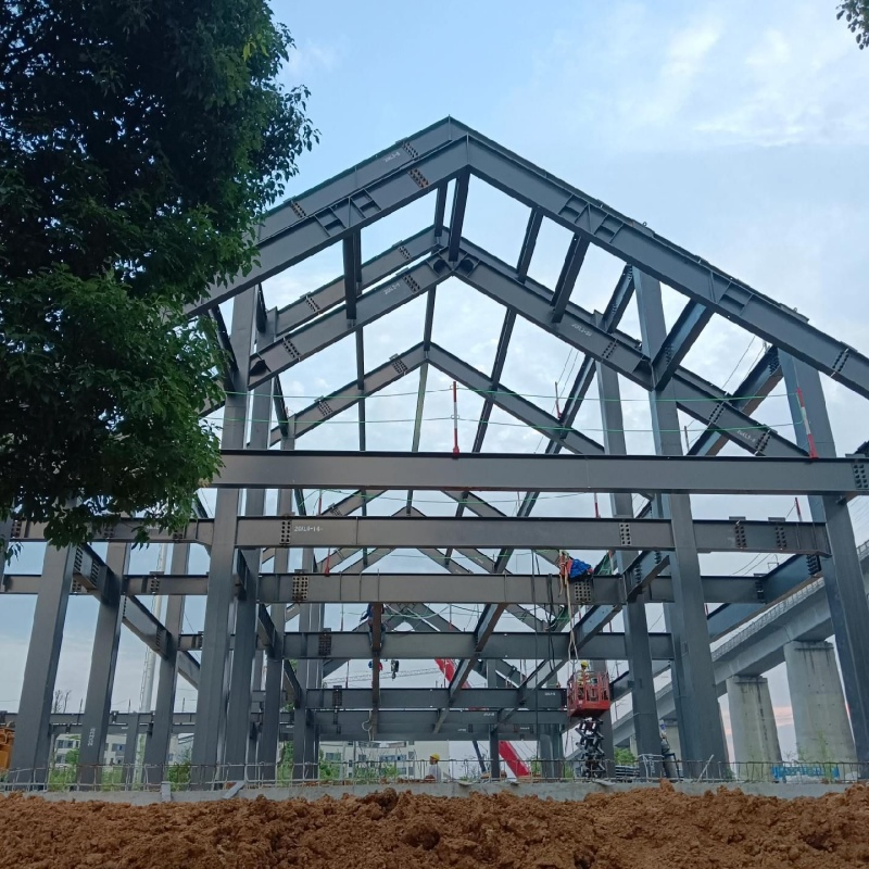 Pre Engineered Peb Metal Frame Industrial Steel Structure Factory Building