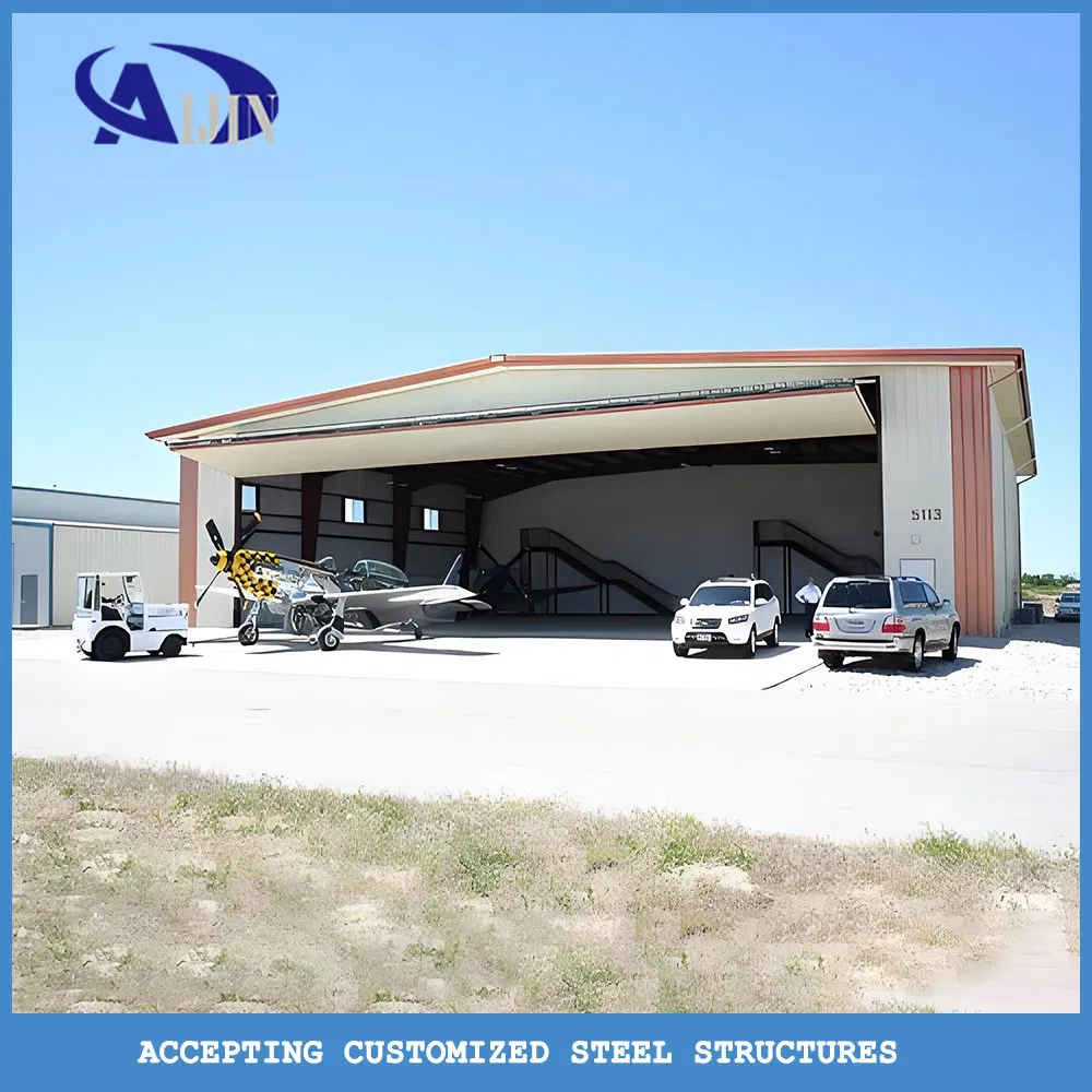 New Design Low Cost Rapid Deployment Hangar, Quick Build Steel Aircraft Storage Facility