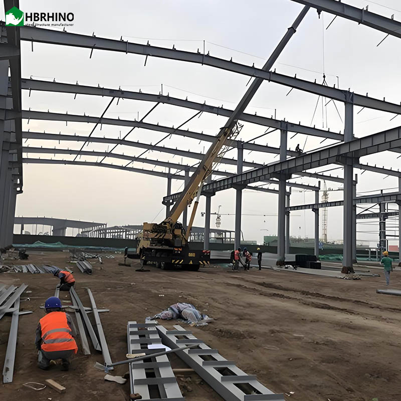 Streamlined Steel Structure Warehouse, Workshop for Quick Assembly and Installation