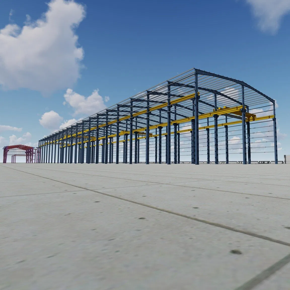 Steel Structure Slaughter House Dressing Processing Plant