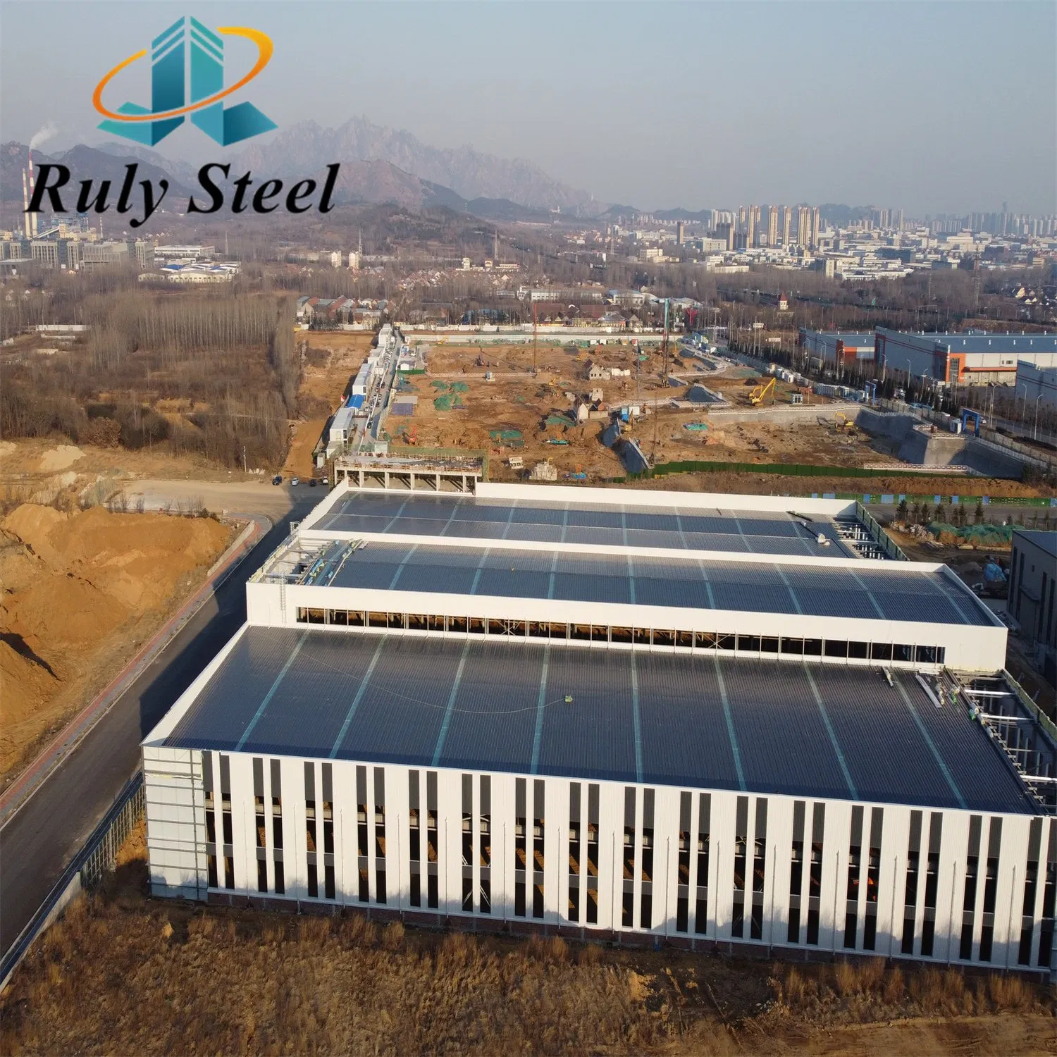 Multi-Span Steel Structure Buildings/Modern Industrial Prefab Steel Structures