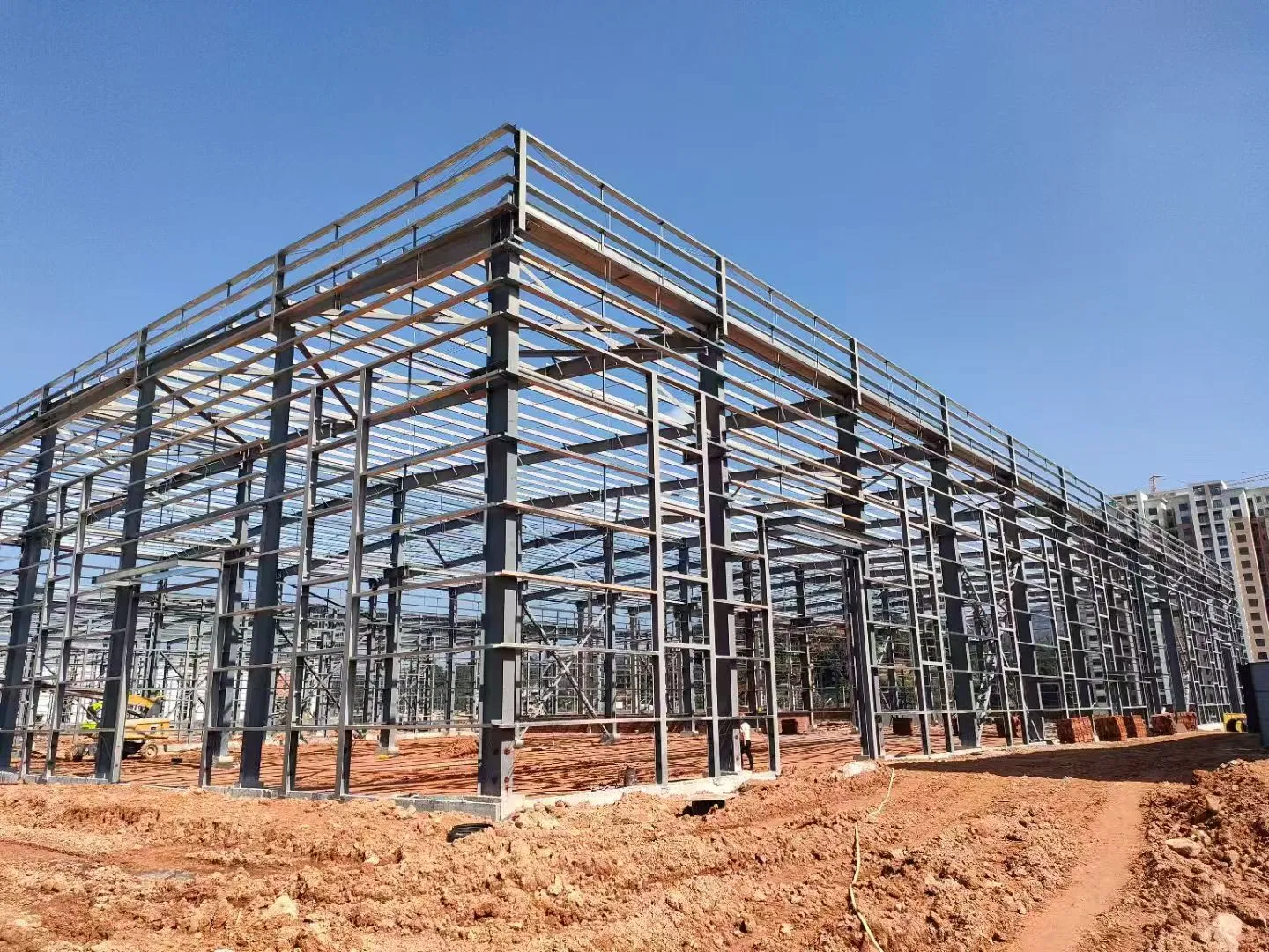 Bestsellers Large Span Easy Installation Prefab Steel Structure Factory Building for Industrial Workshop &amp; Warehouse