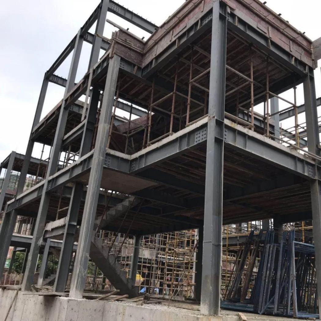 Large Span Prefabricated Steel Structure Warehouse Multi Storey Metal Building Kit for Industrial Logistics Workshop Garage Shed