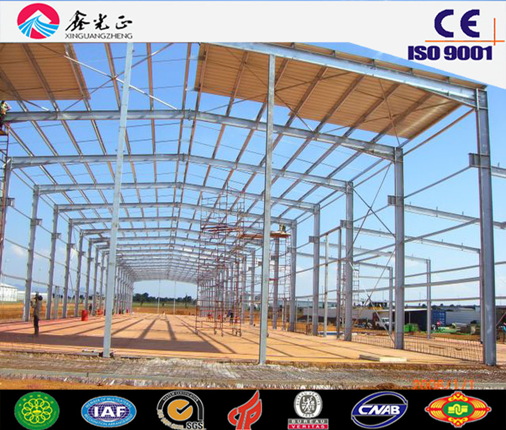 Q235/Q345 Sea Worthy Package Dust-Proof Steel Structure Storage Facility