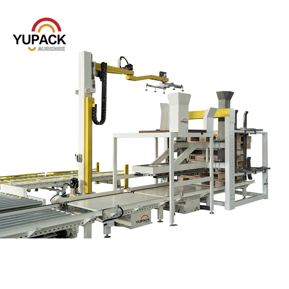 Single Column Robotic Arm Slip Sheet Feeder Automatic Layer Board Dispenser for Logistics and Distribution Centers