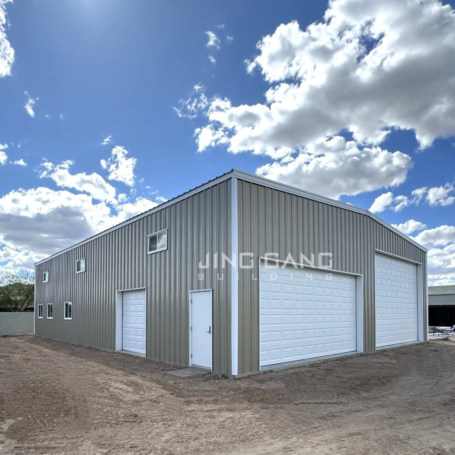 China Factory Multi Span Customized Design Prefab Steel Structure Building for Industrial