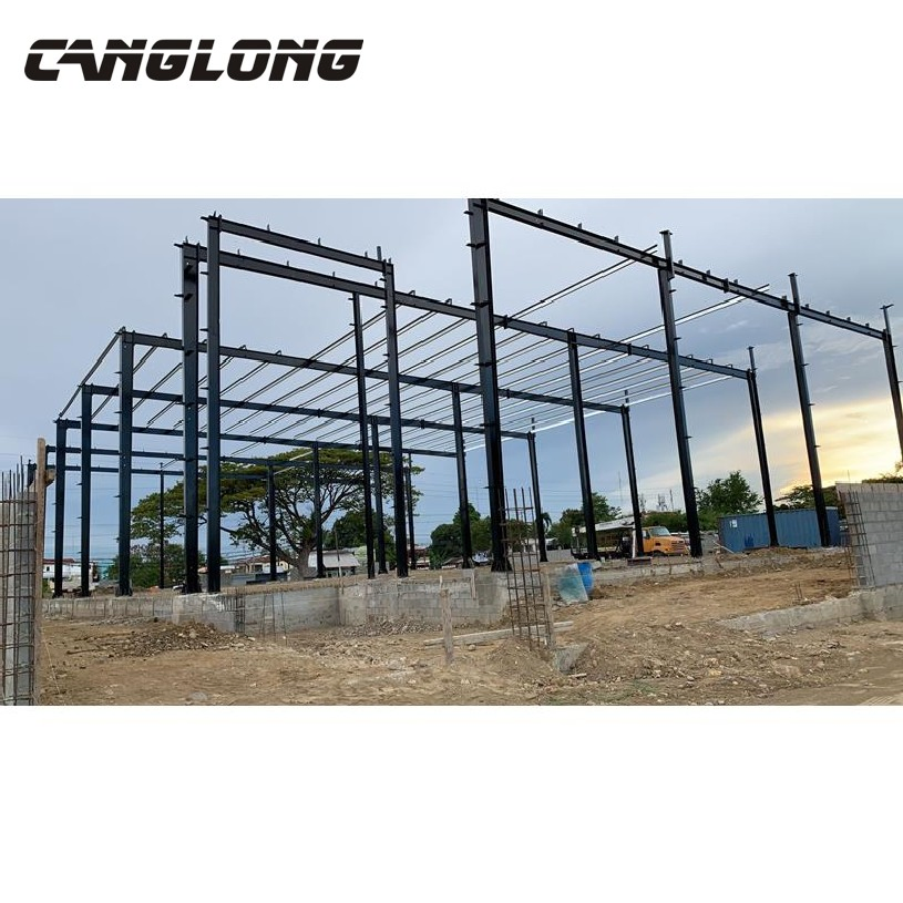 Prefabricated Steel Structure Framework Warehouse Buildings for Steel Profiles Construction with Bolted Joints