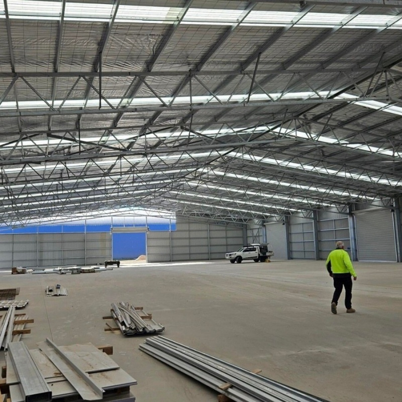 Multi Span Industrial Factory Plant Workshop Shed Steel Structure Building