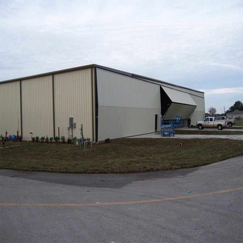 Durable Round Steel Storage Facility for Heavy Equipment