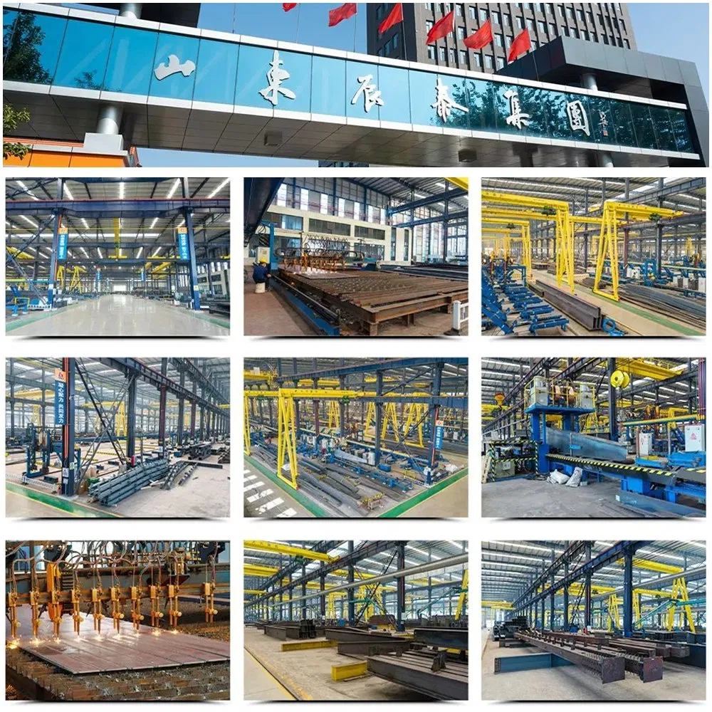 CT Heavy Industry Wide Span Industrial Workshop Plant Factory with Mezzanine Multi Floors Steel Structure Building Construction