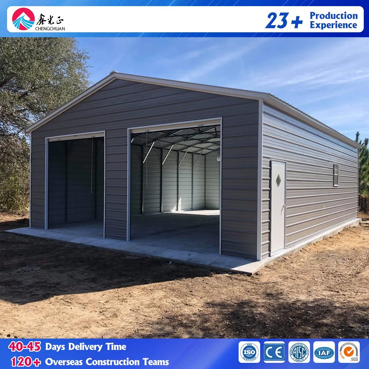 Modern Design Low-Cost Prefabricated Steel Structure Warehouse Building Cold Storage Construction with High Quality Materials
