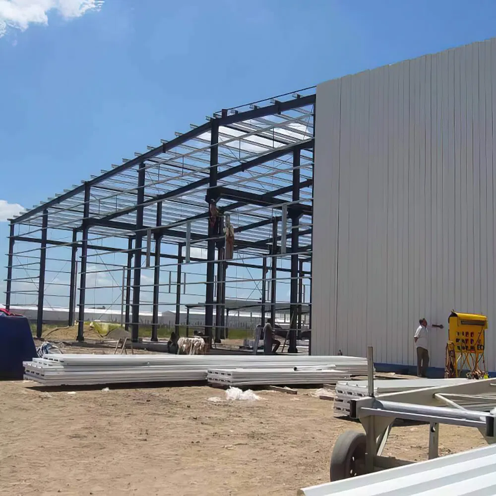 Heavy Design Multi-Storey Prefabricated Steel Structure Building for Saudi Arabia/UAE Warehouse