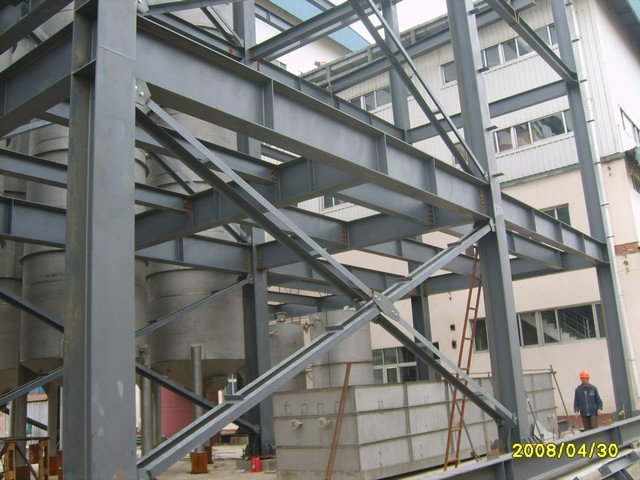 Steel Structure Oil Processing Plant Prefabricated Oil Plant From China