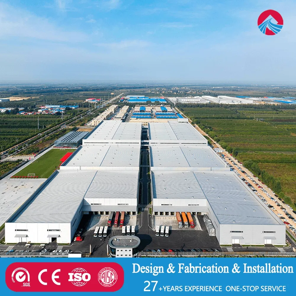 Prefabricated Industrial Factory Warehouse Metal Frame Pre Engineered Modular Steel Structure Buildings