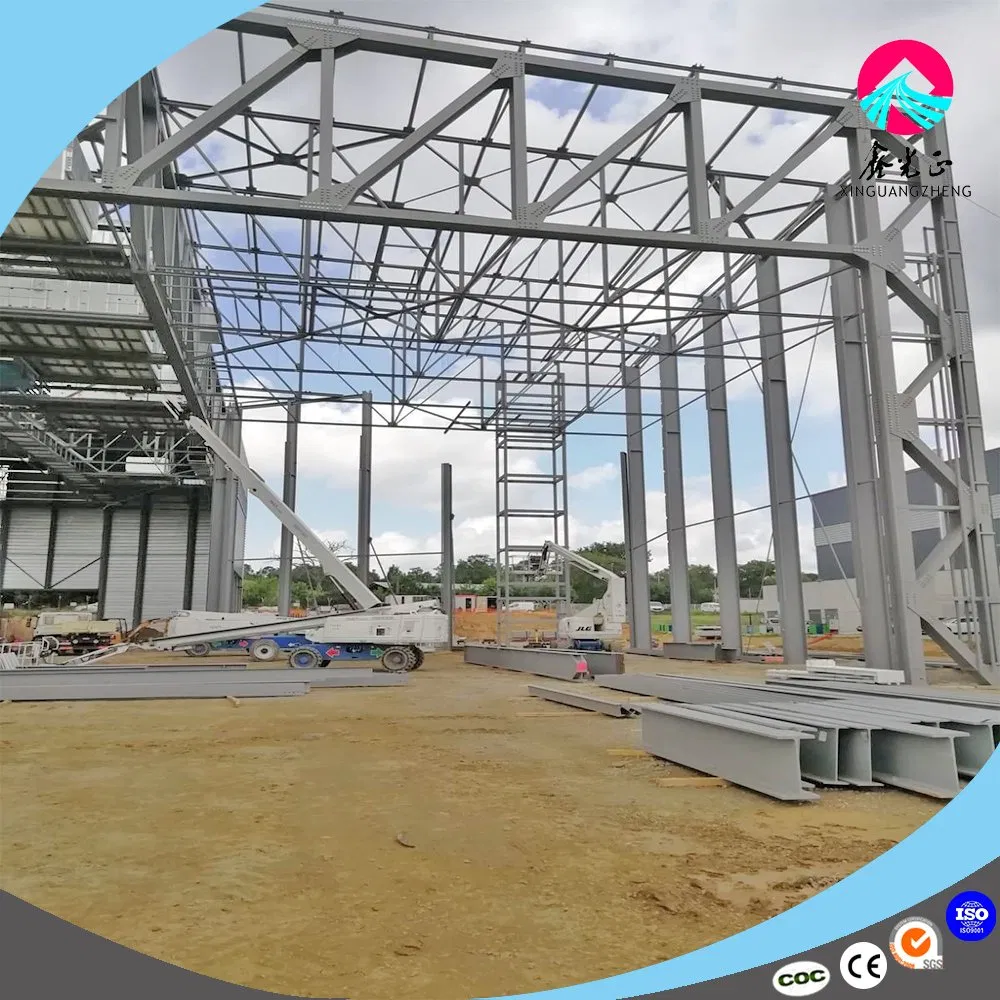 Prefab Light Metal Construction Steel Structure Prefabricated Broiler Products Processing Plant