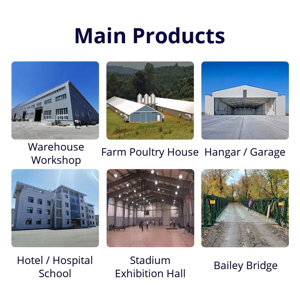 Ibeehive Durable Stainless Steel Structure Agriculture 40X40 Metal Frame Steel Structure Hangar