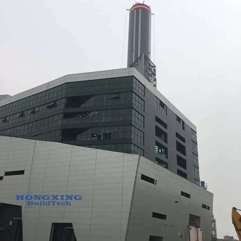 Customized Metal Constructure Industrial Building Prefabricated Steel Structure Waste Plant