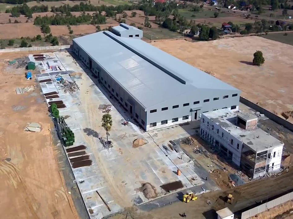 Prefabricated Steel Structure Candy Processing Plant