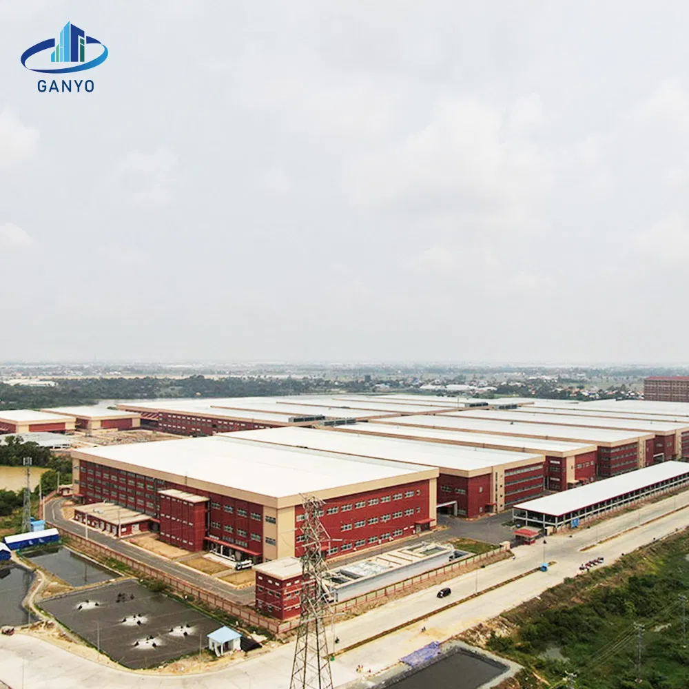 Cold Storage Industrial Portable Large Span Prefab Steel Frame Structure Food Factory Warehouse Metal Workshop Building for Sale