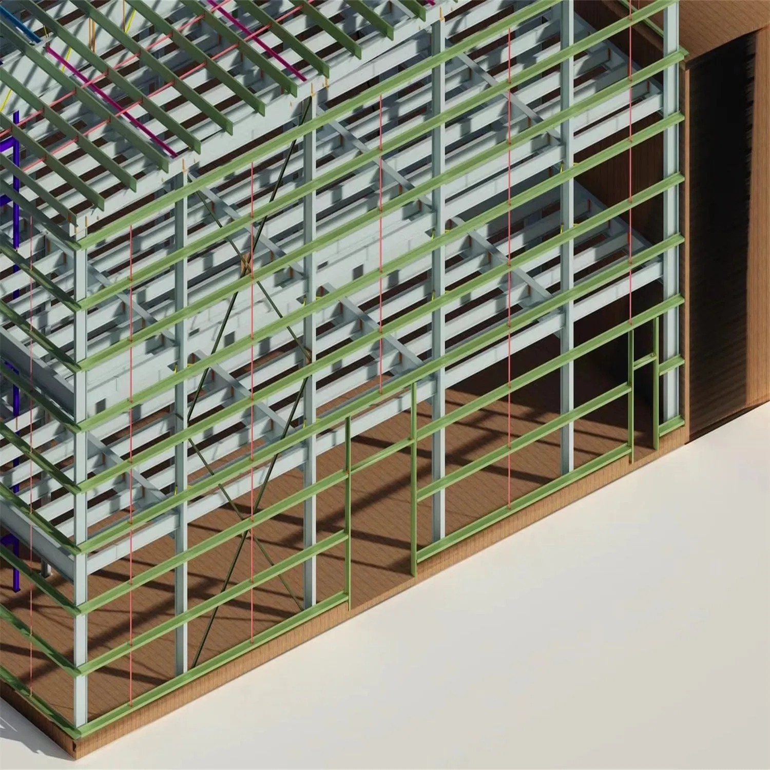 China Factory Price Metallic Prefabricated Industrial Construction Design Prefab Steel Structure Building for Warehouse/Mall/Supermarket/Shed/School