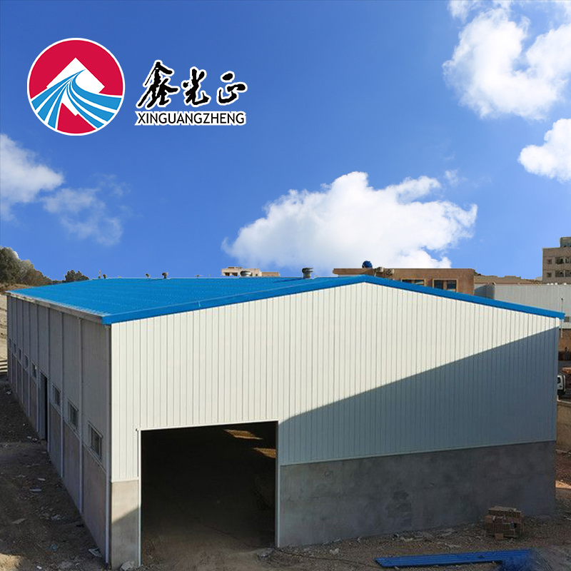Algeria Q355b Warehouse Steel Structure Hangar Ceramic Factory Prefabricated Building