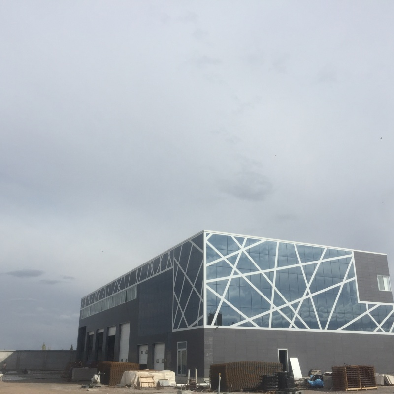 Industrial Steel Structure Building with Clear Span Frame and Durable Roofing