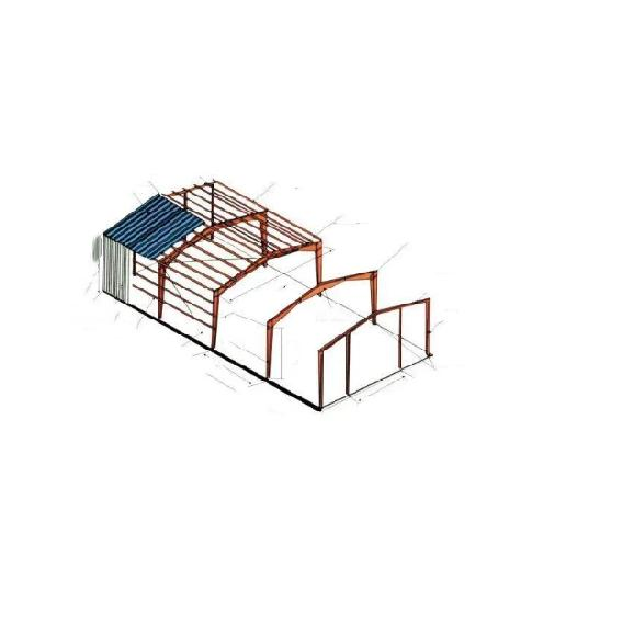 Durable Steel Structure Frame for Easy Workshop Assembly