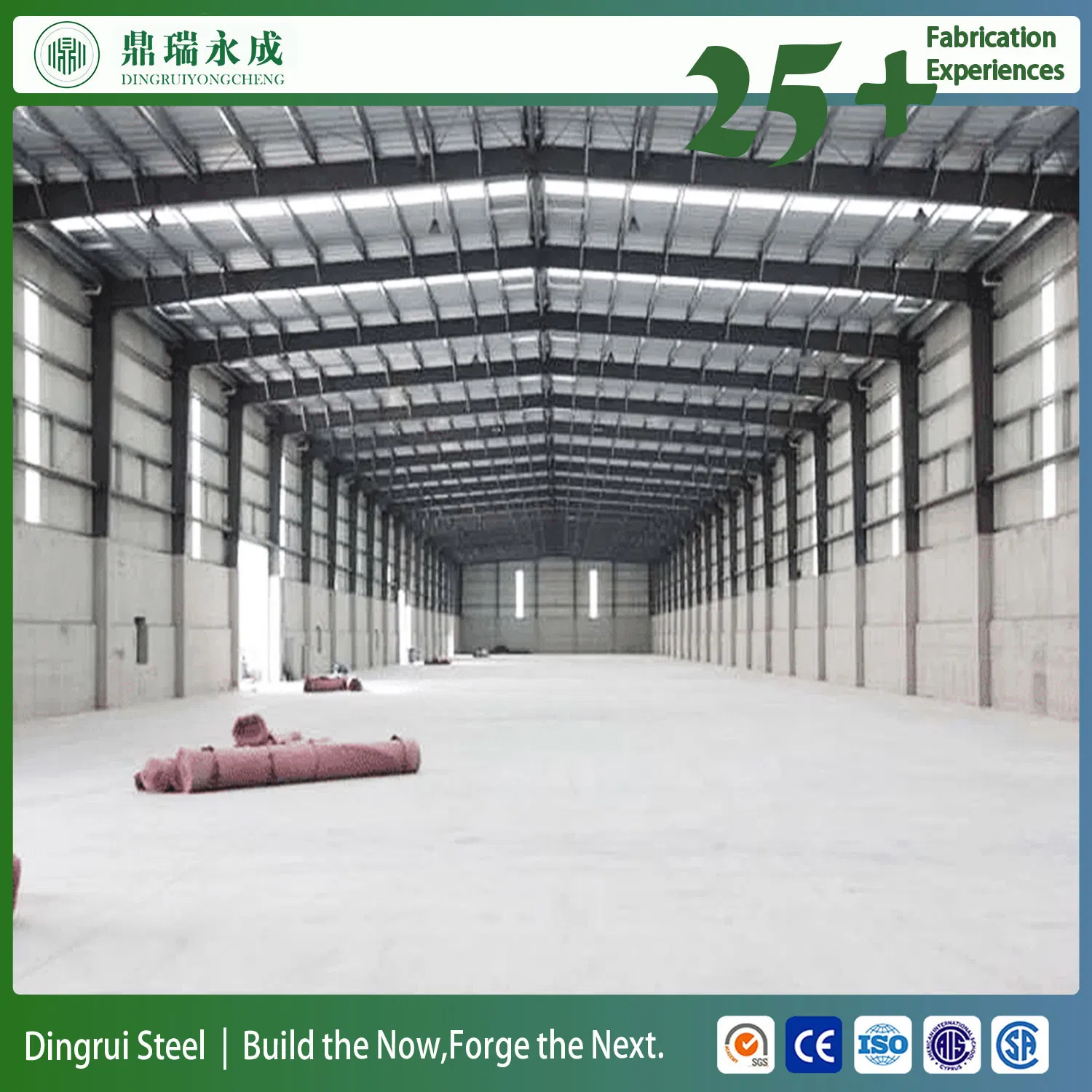 Low Cost Prefabricated Steel Frame Structure Building Warehouse for Cold Chain Logistics Cost-Effective Prefab Steel Building for Cold Storage Solutions
