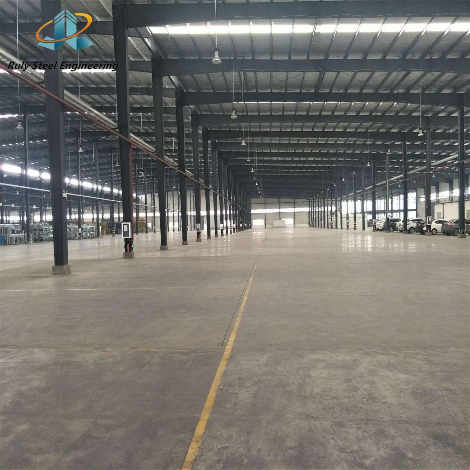 Tanzania 25*40 Steel Structure Cement Production Workshop