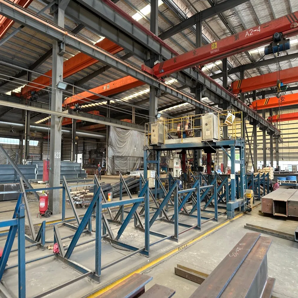 Metal Steel Structure H-Beam Components Materials Production Building Workshop