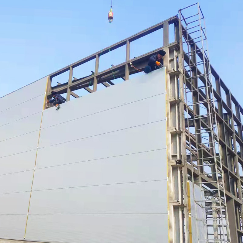 Soundproof Steel Structure Workshop for Noisy Industrial Production Areas