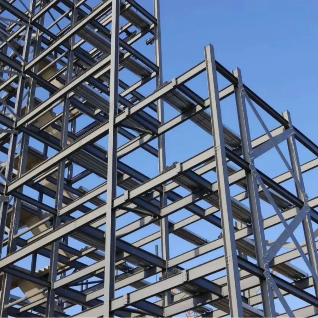 Large Span Prefabricated Steel Structure Warehouse Multi Storey Metal Building Kit for Industrial Logistics Workshop Garage Shed