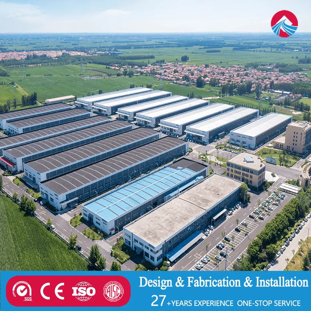 Prefabricated Industrial Factory Warehouse Metal Frame Pre Engineered Modular Steel Structure Buildings