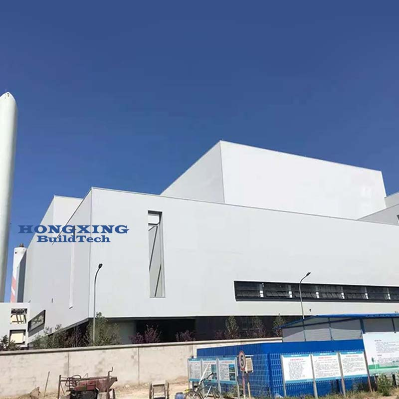 Customized Metal Constructure Industrial Building Prefabricated Steel Structure Waste Plant