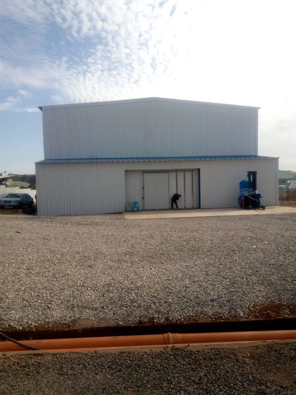 Refrigeration House Cold Storage Steel Structure Building to Africa