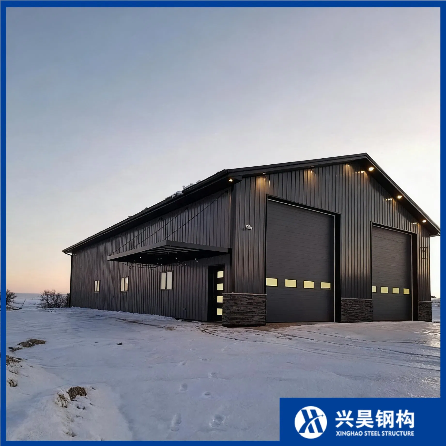 Customized Cold-Storage Logistics Facility Prefabricated Lightweight Steel Structure House/Workshop/Building