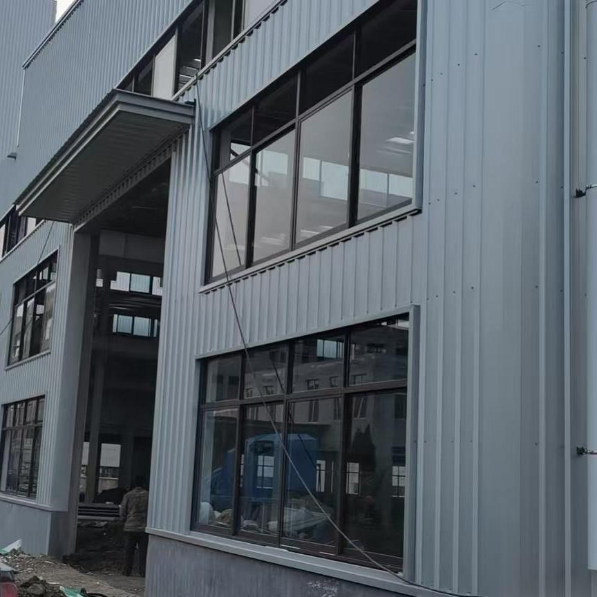 OEM/ODM Processing Customized Steel Structure Frame Prefabricated Galvanized Design Metal Material Workshop/Office Building