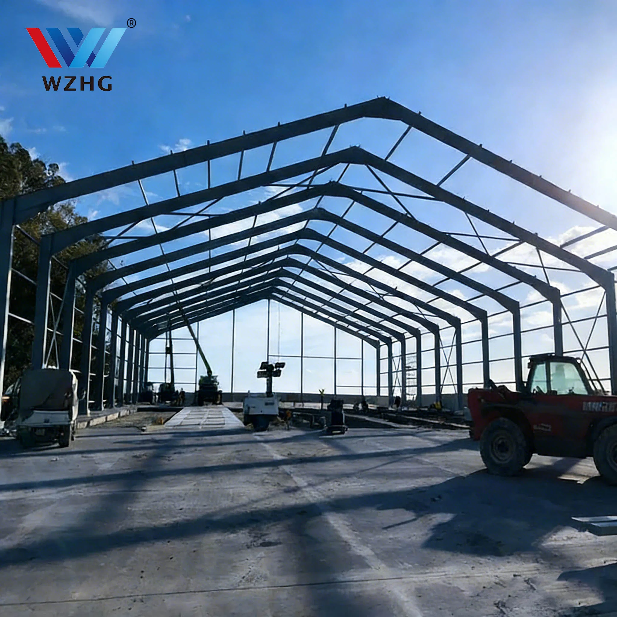 Wide Span Steel Structure Aircraft Hangar for Storage and Maintenance with Clear Span Design and Heavy-Duty Construction