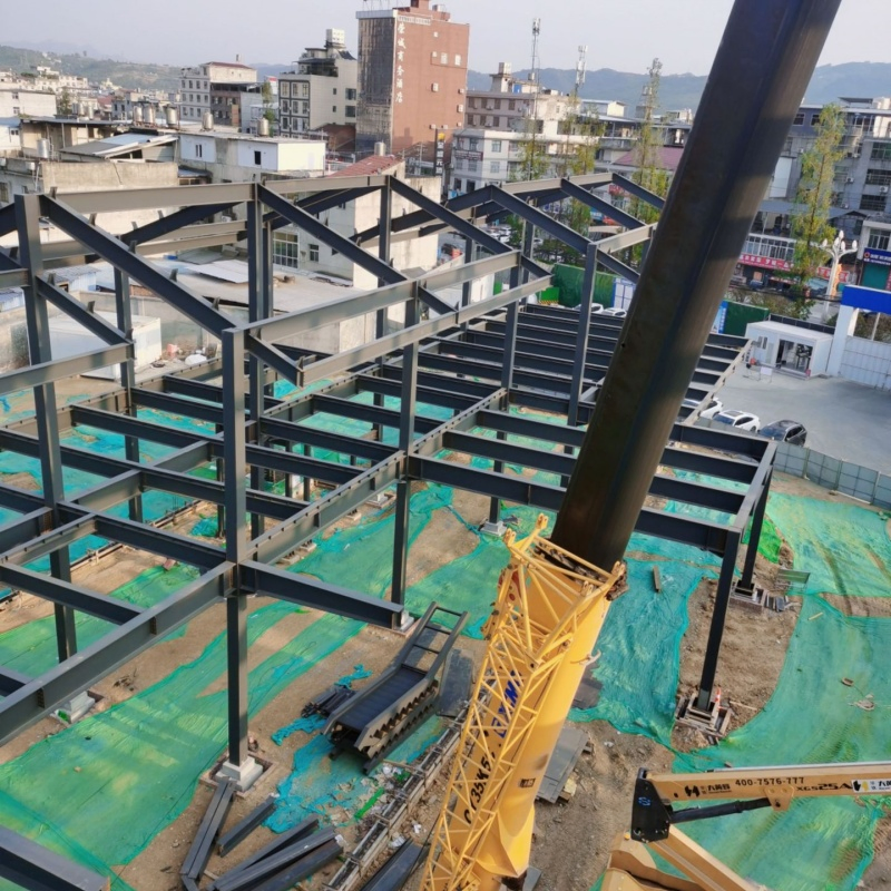 Cold Chain Food Storage Freezer Steel Structure Warehouse Building