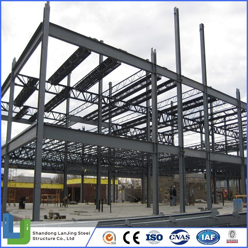 Prefabricated Steel Structure Construction Industrial Building for Warehouse Workshop Hanagr Garage Steel Structure Homes