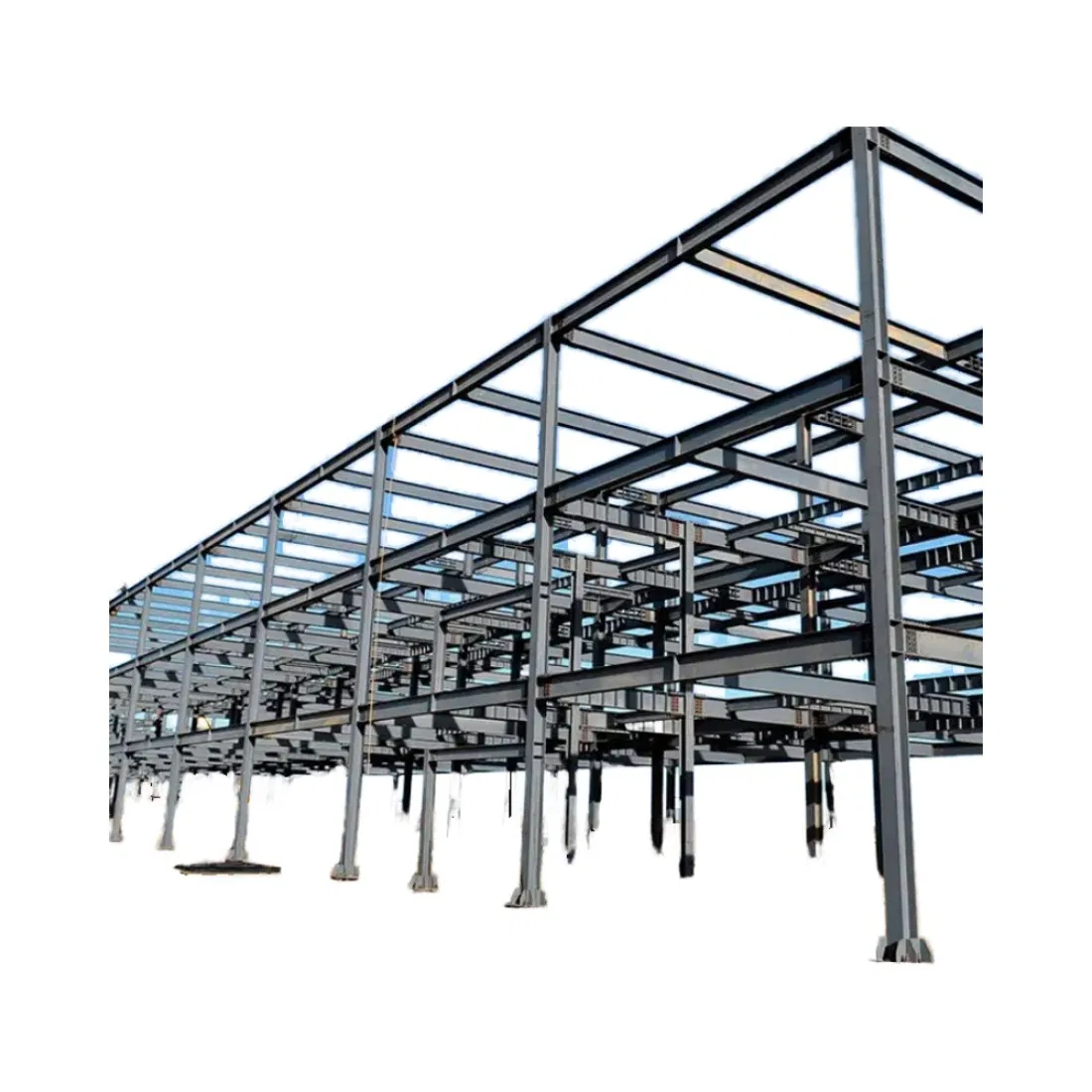 Cost-Effective Multi-Storey and High-Rise Steel Structure for Commercial Office Building Workshop Hospital Supermarket Use