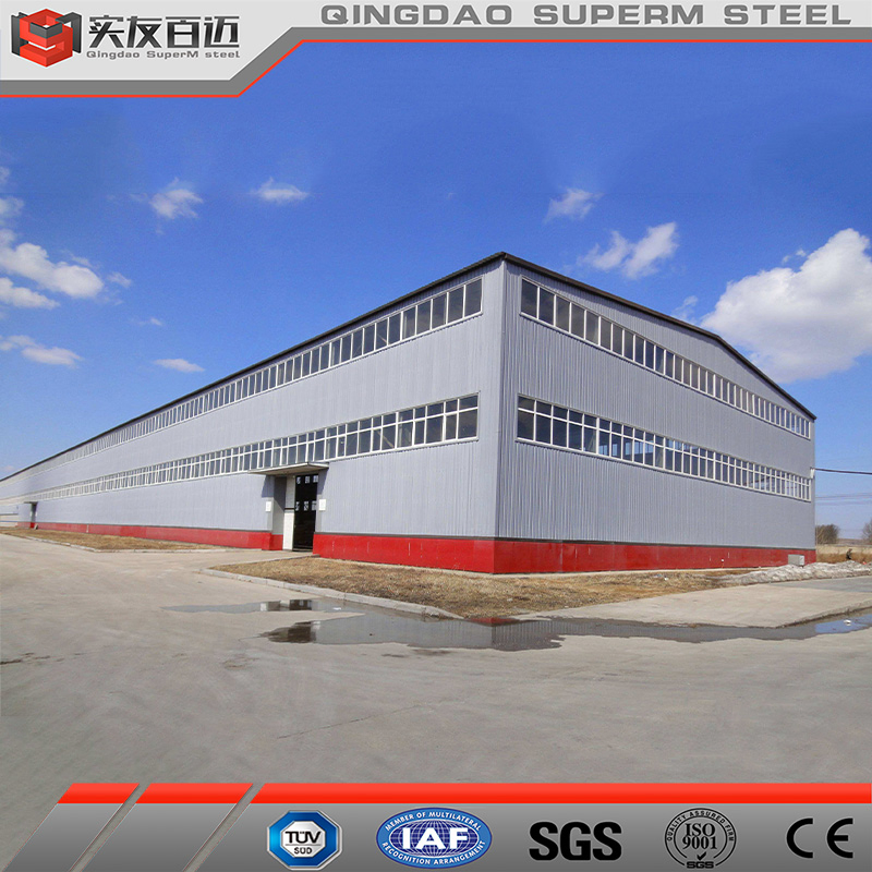 Customized Light Steel Structure Prefabricated Assembly Modular Metal Hangar Workshop Warehouse Building